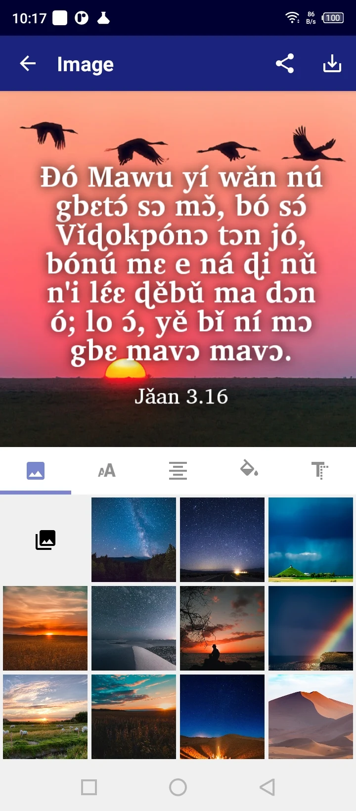 Fon Bible offline screenshot